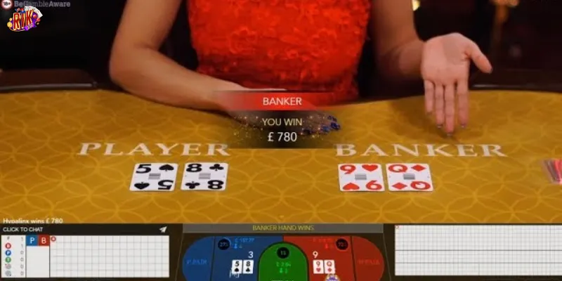 Quy tắc chơi live baccarat đầy đủ tại Rikvip